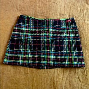 Miss Sixty Vintage Plaid Skirt (M)